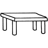 Coffee table coloring pages