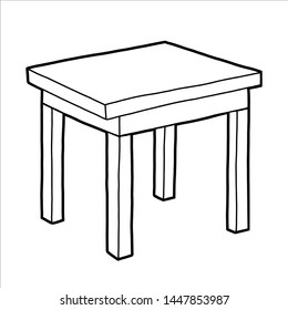 Coloring book children table stock vector royalty free