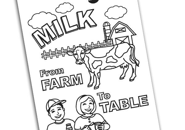 Farm to table coloring book