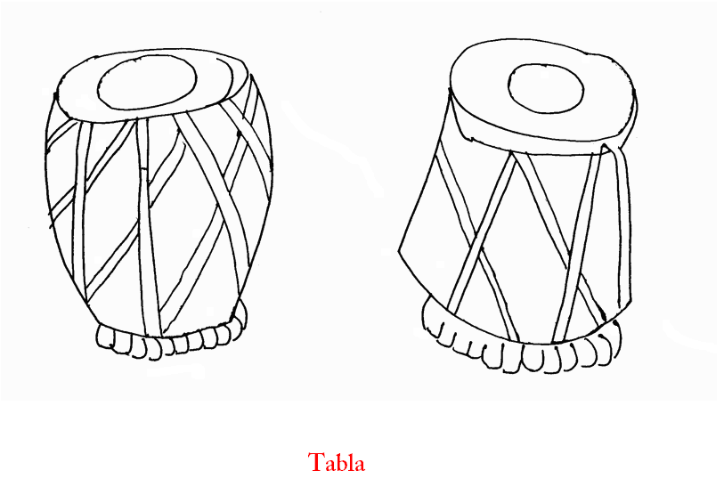 Table coloring printable page