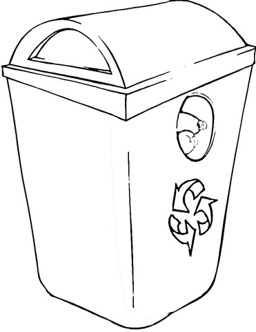 Dibujo de reciclaje para colorear dibujos para colorear imprimir gratis