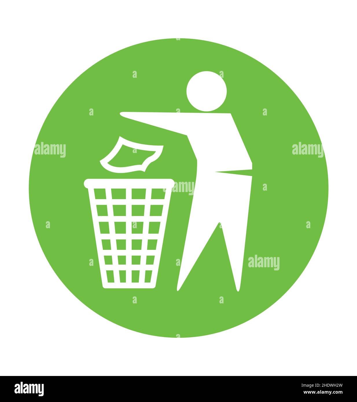 Hombre basura imãgen recortadas de stock
