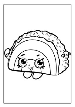 Bring your love for tacos to life with our expertly designed coloring pages