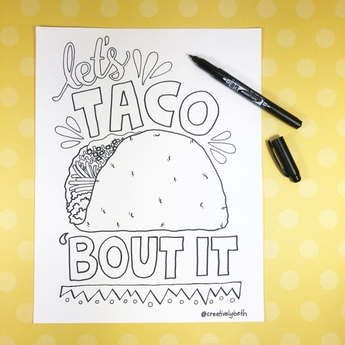 Fun cinco de mayo printables free coloring pages