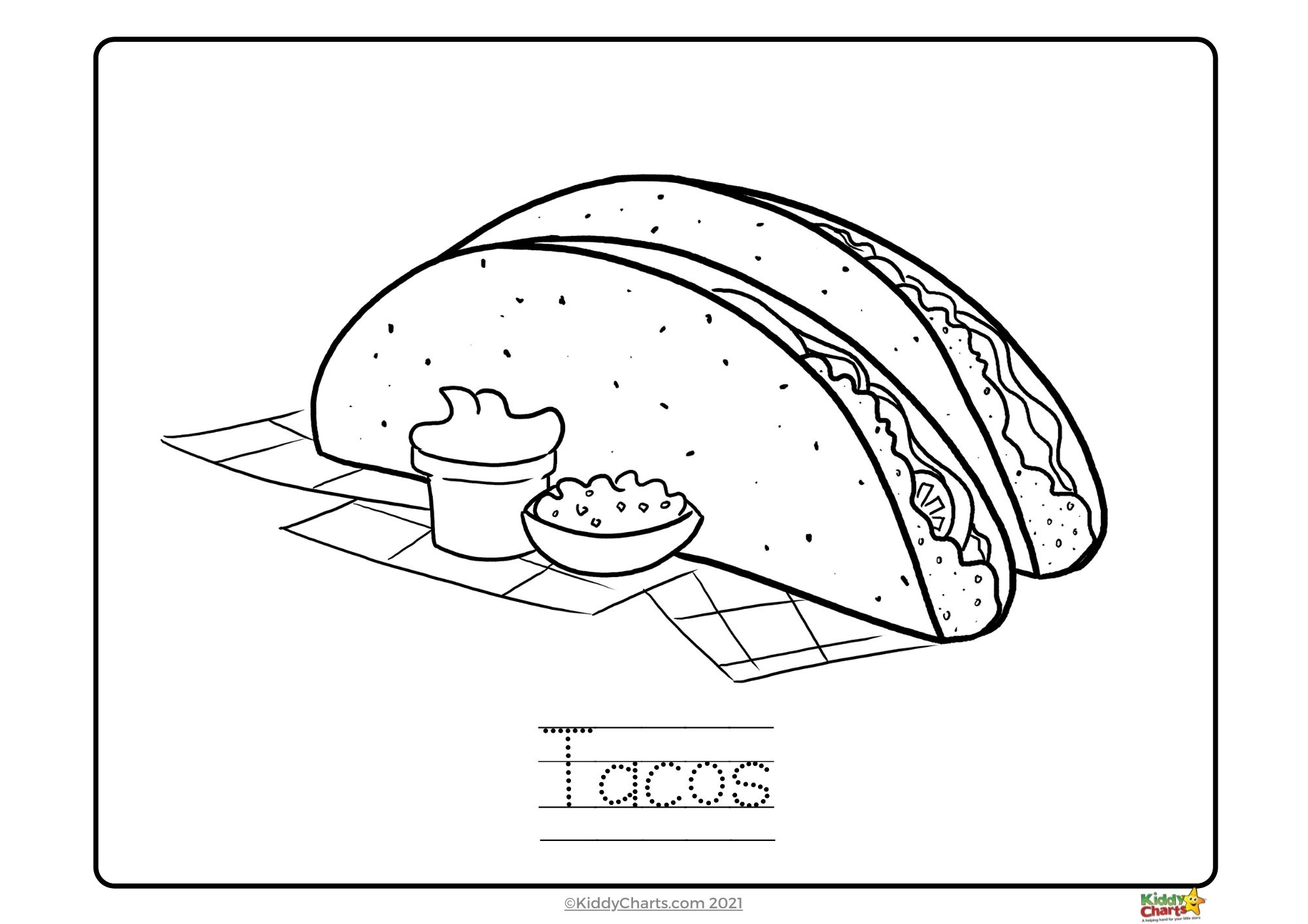 Food coloring pages a