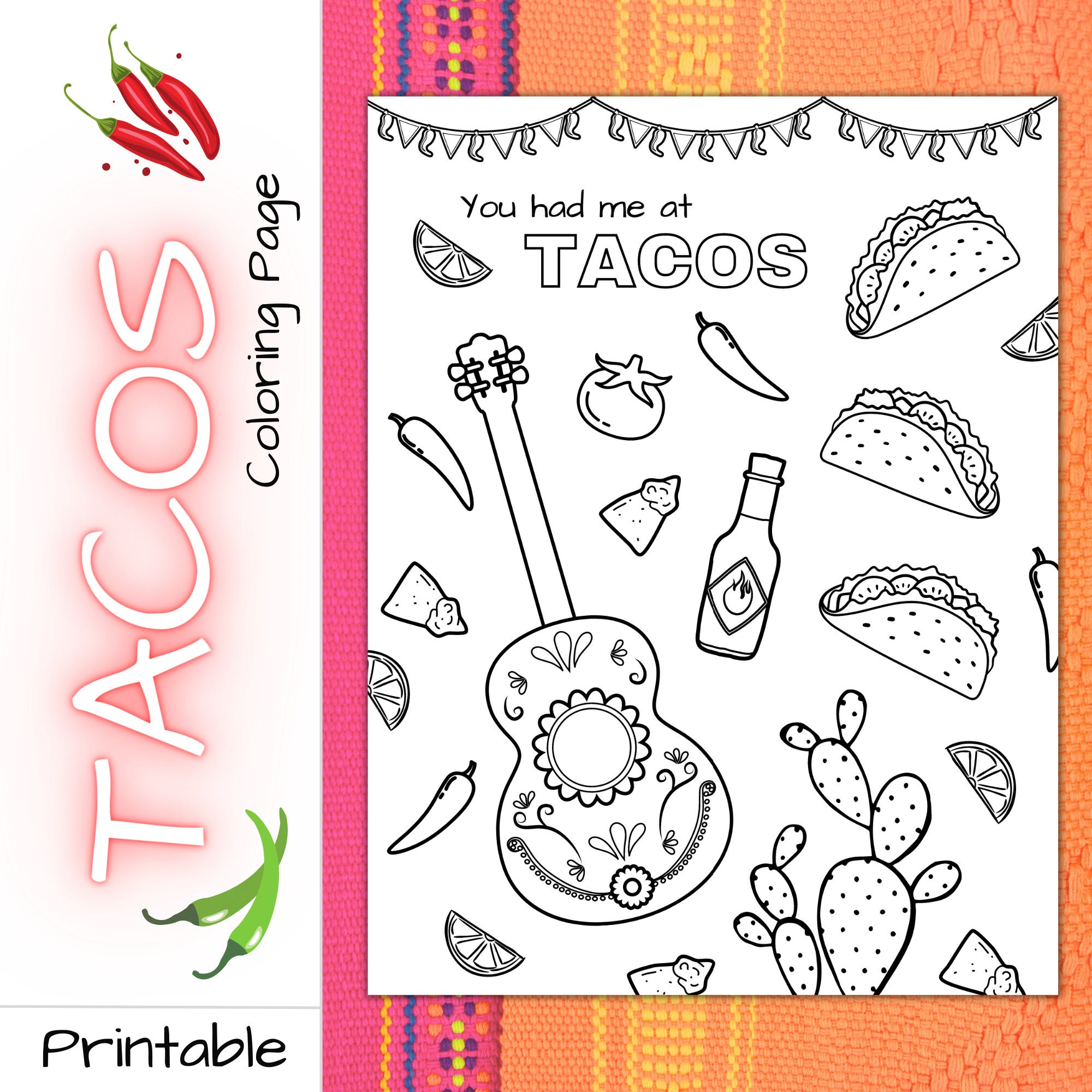 Taco coloring