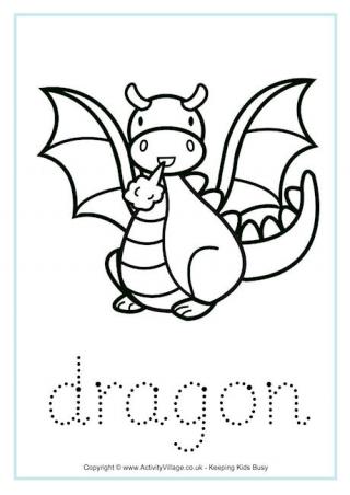 Dragon finger tracing