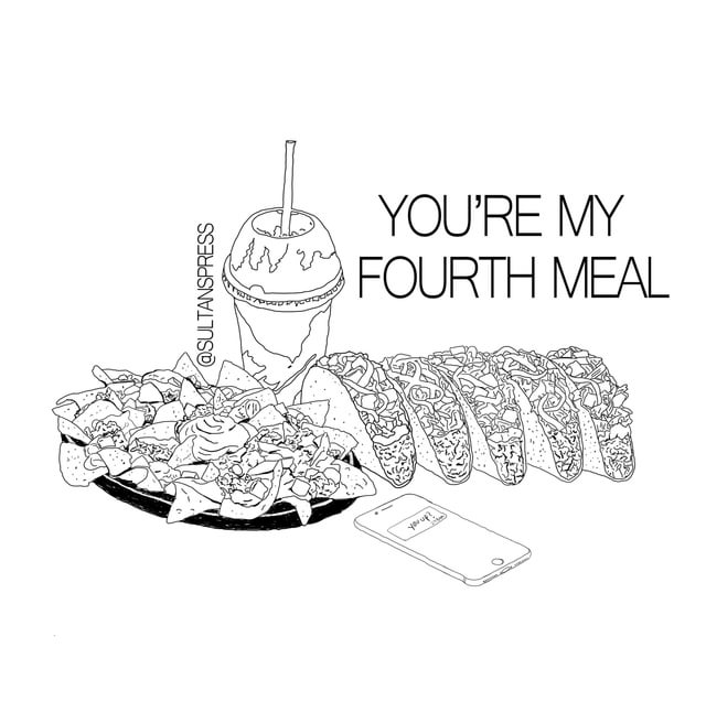I had some drinks and started making badly drawn fast food valentines my taco bell one one is my favorite rtacobell