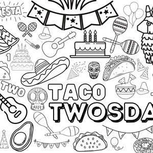 Taco coloring