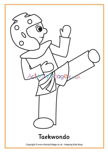 Taekwondo louring page
