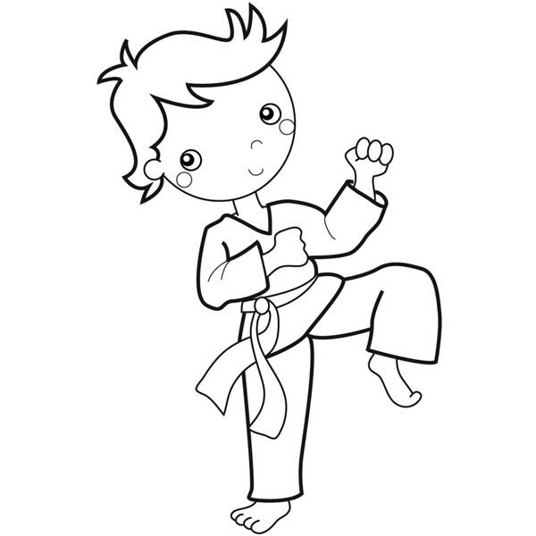 Martial arts coloring pages kid coloring page coloring pages for boys coloring pages