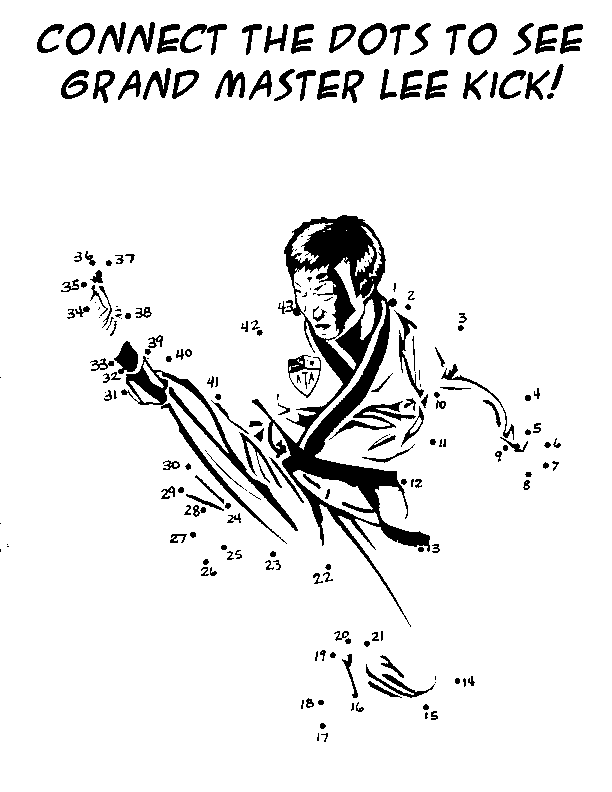 Activity pages engage martial arts