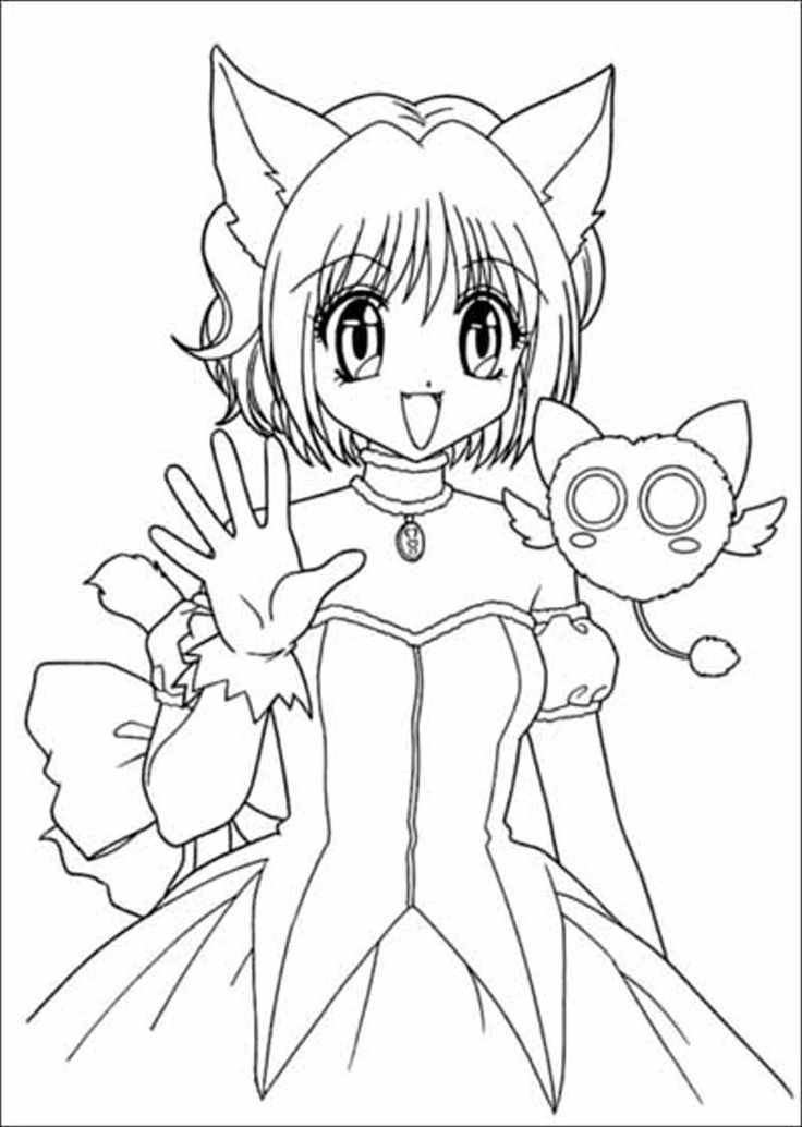 Cartoon coloring pages coloring pages for girls chibi coloring pages