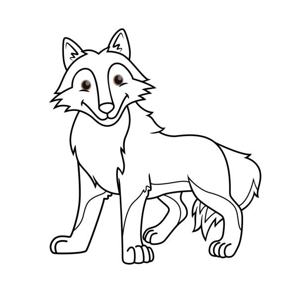 Fox ears and tail stock illustrations royalty