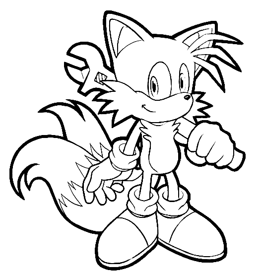 Tails coloring pages printable for free download