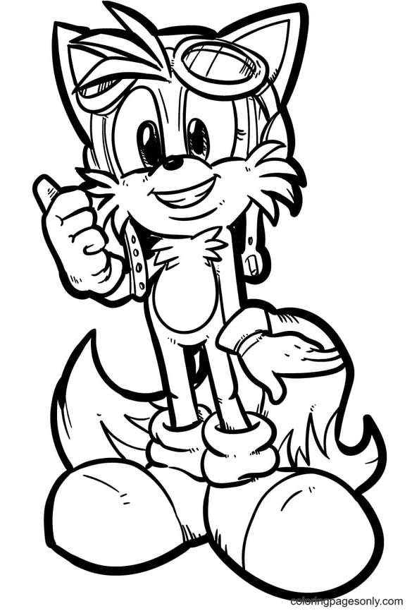 Tails coloring pages