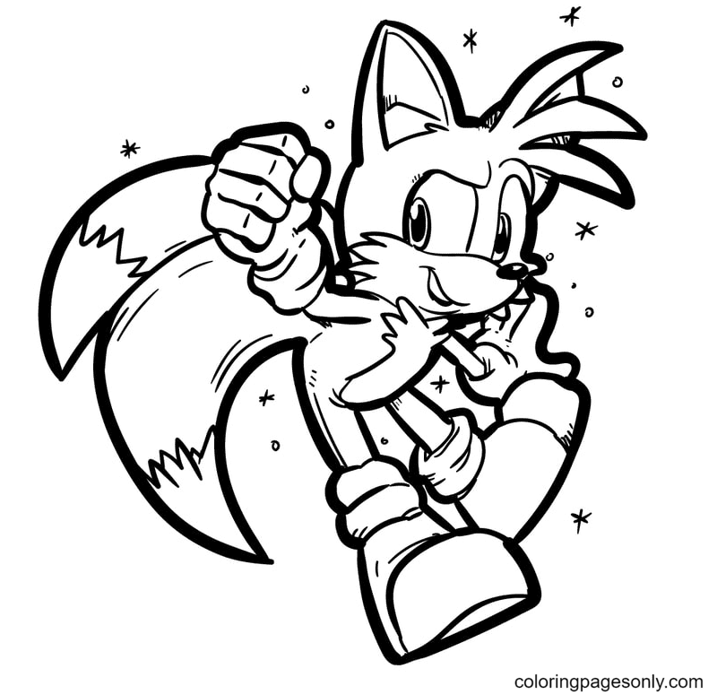 Tails coloring pages printable for free download