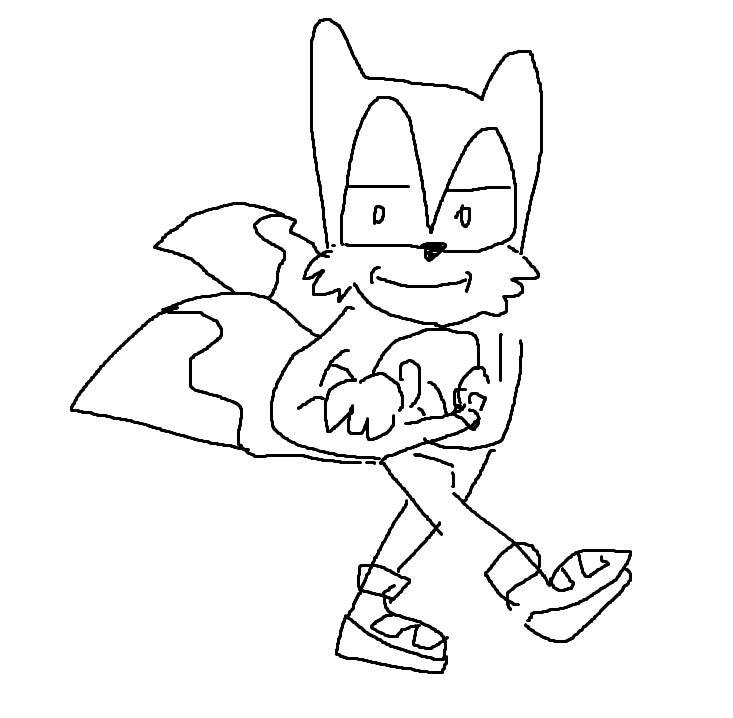 Tails the fox by tehrealestmanict on