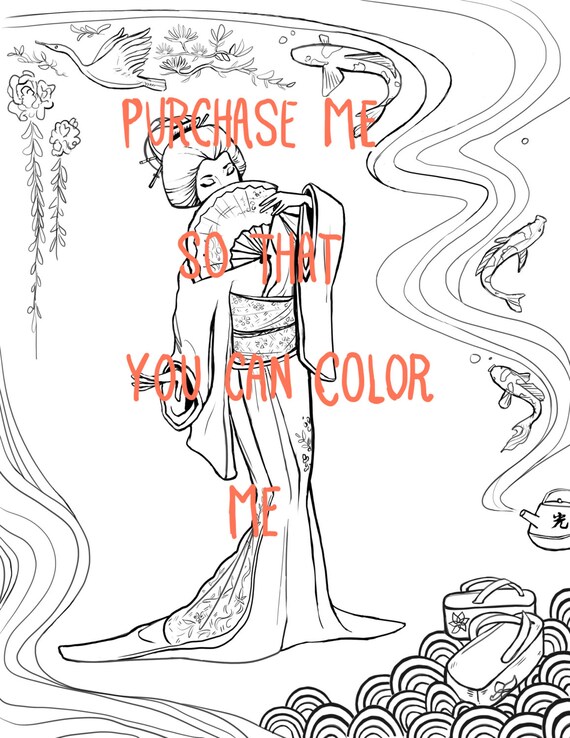 Adult coloring pages set japan travel quote taj mahal india coloring book print out and color