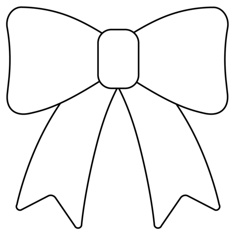Ribbon emoji coloring page free printable coloring pages