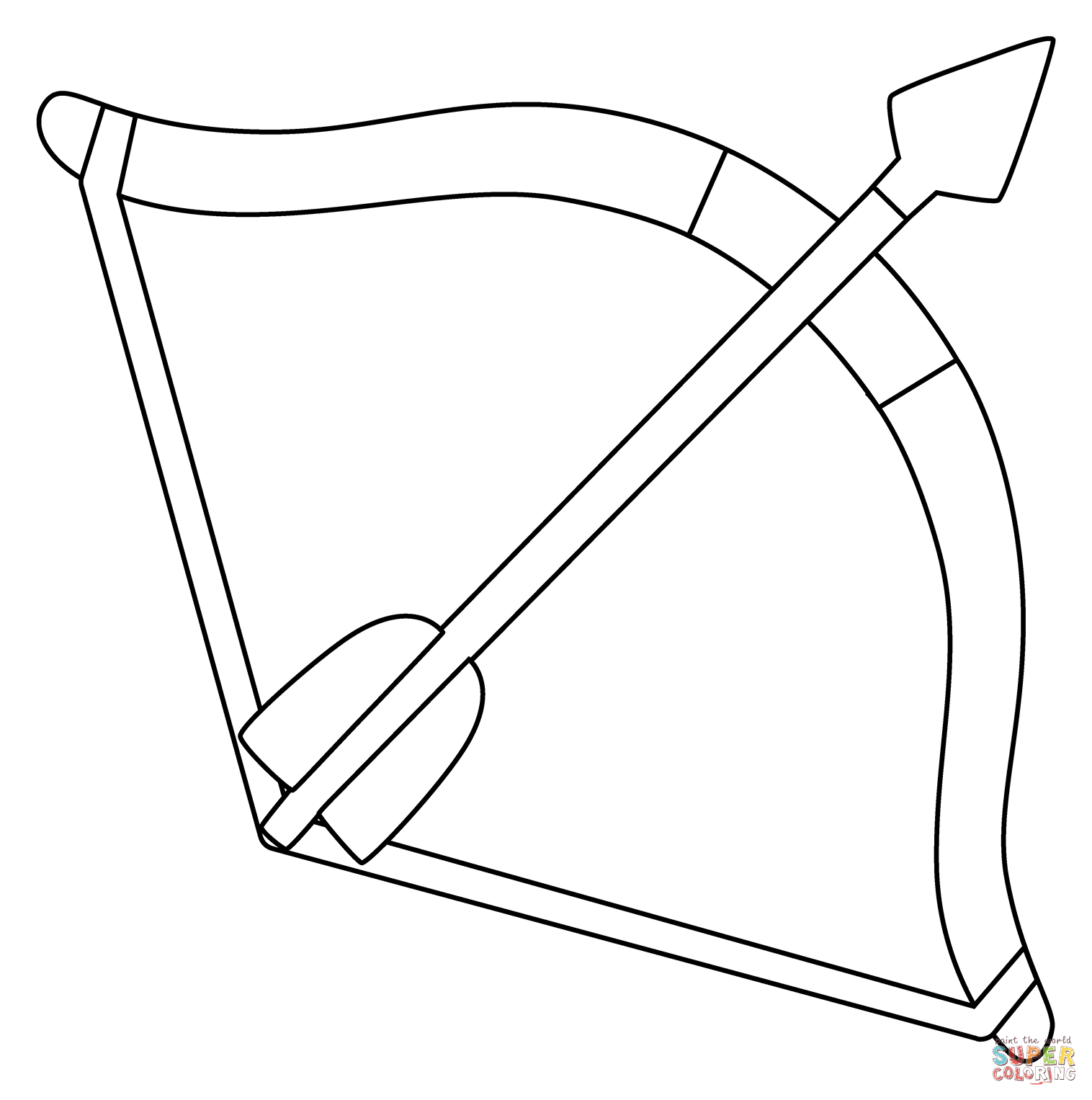 Bow and arrow emoji coloring page free printable coloring pages