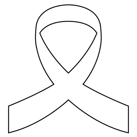 Reminder ribbon emoji coloring page free printable coloring pages