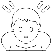 Man bowing emoji coloring page free printable coloring pages