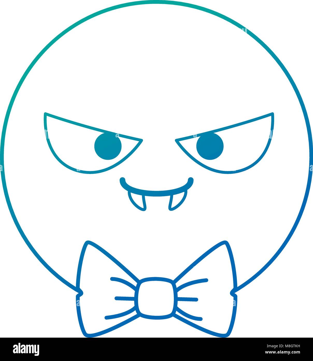 Vampire emoji icon vector vectors hi