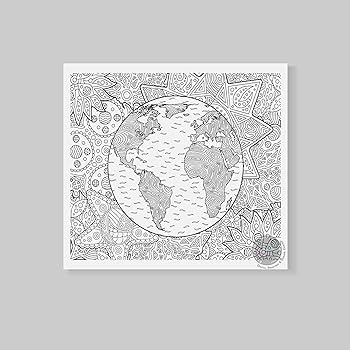 Sjprinter giant coloring poster for kids and adults