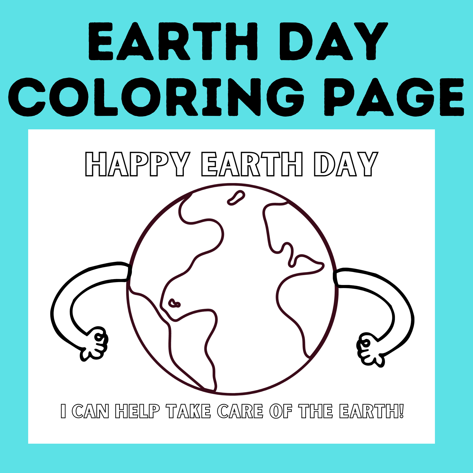 Earth day coloring pages for kids â paper scissors craft blog