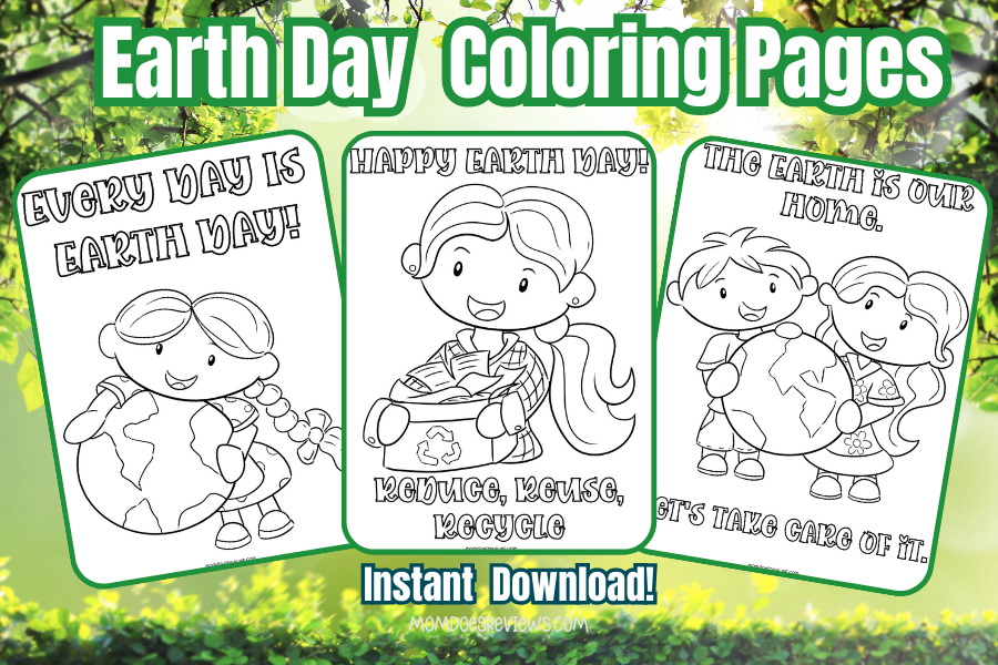 Earth day coloring pages