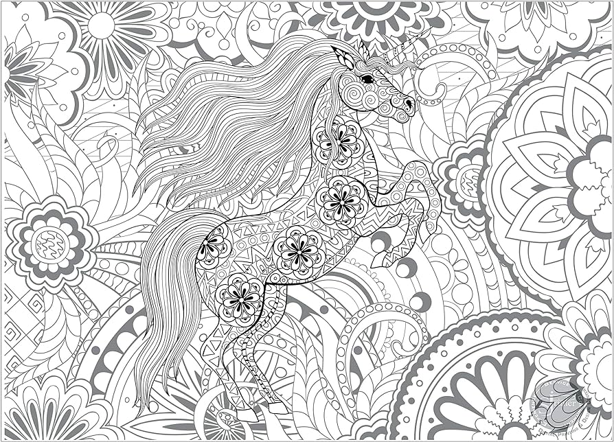 Sjprinter giant coloring poster for kids and adults