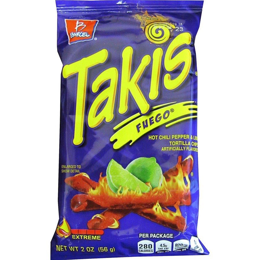 Takis fuego rolled tortilla chips