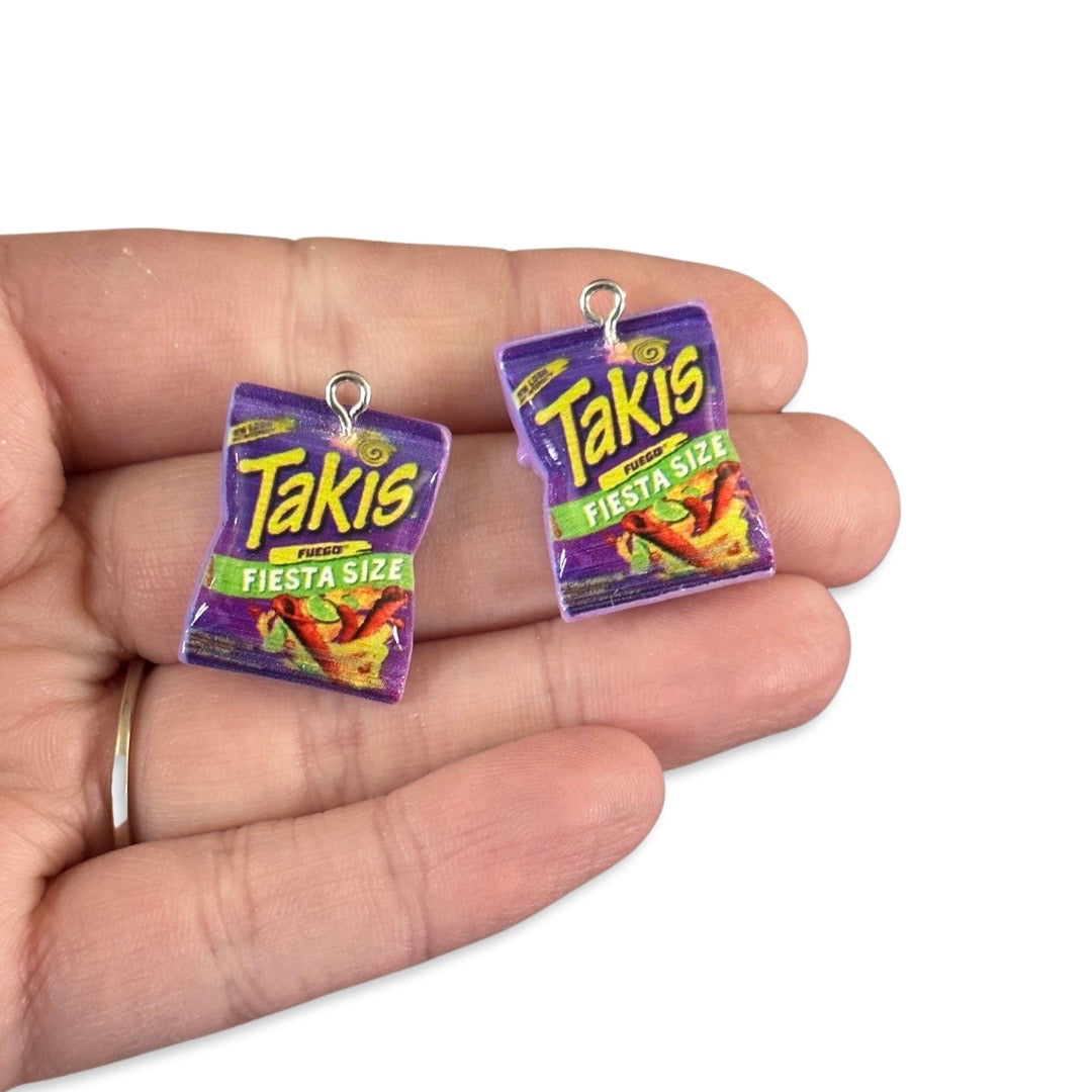 Pcs takis fiesta size chips charm â tootsgoods