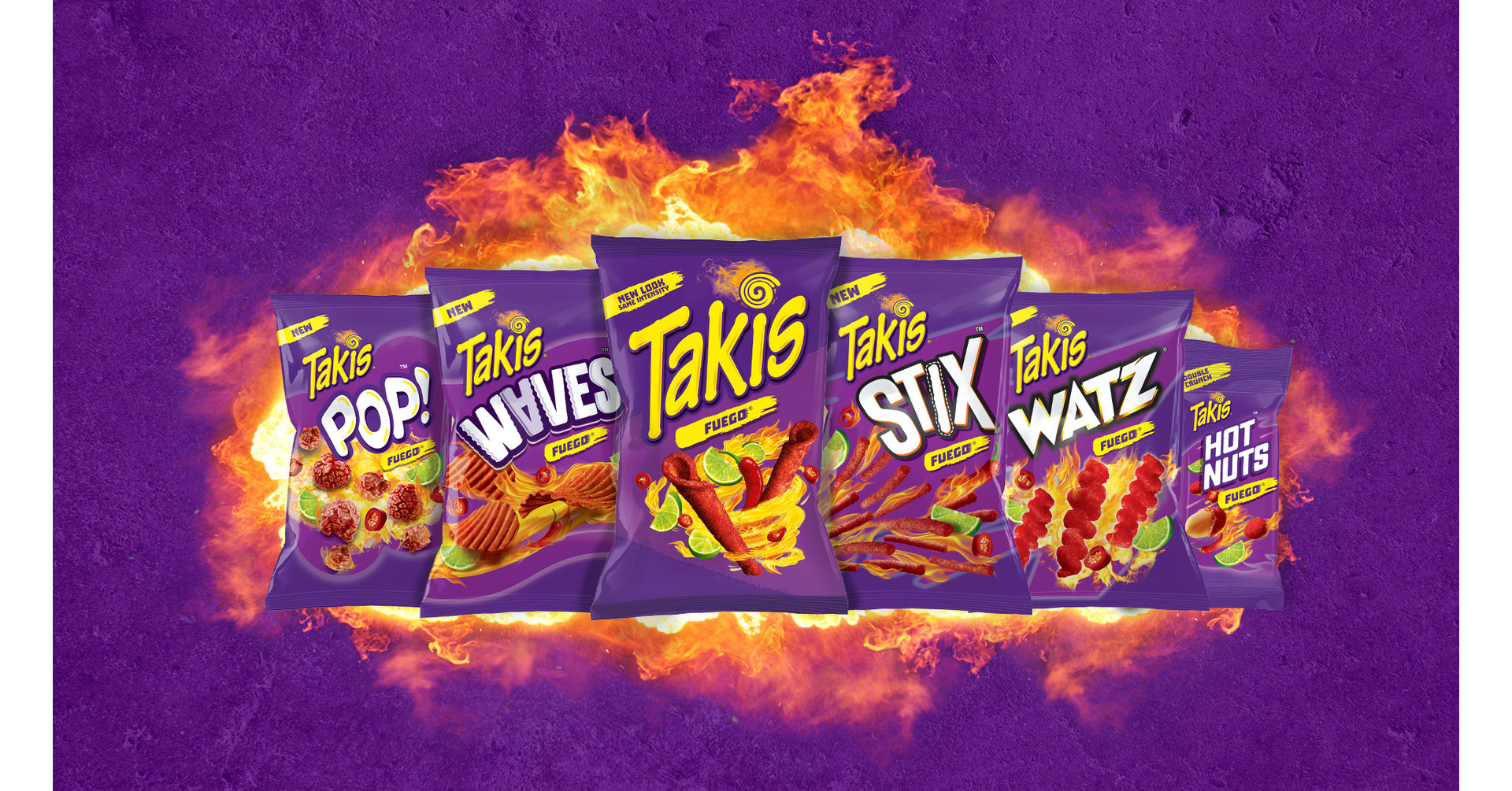 Takis brings intensity to the next level with new line up of snacks and new look