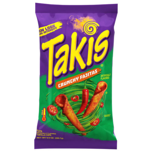 Takis tortilla chips crunchy fajitas mild