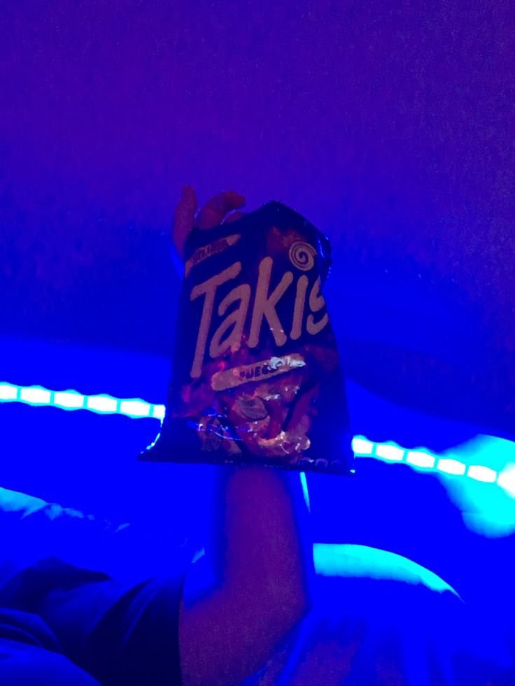 Led takis purple bag blue and purple purple