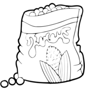 Chips coloring page free printable coloring pages