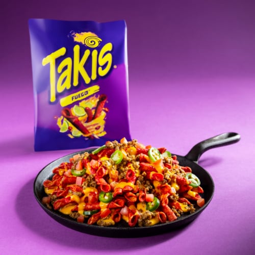 Takis blue heat hot chili pepper rolled tortilla chips oz