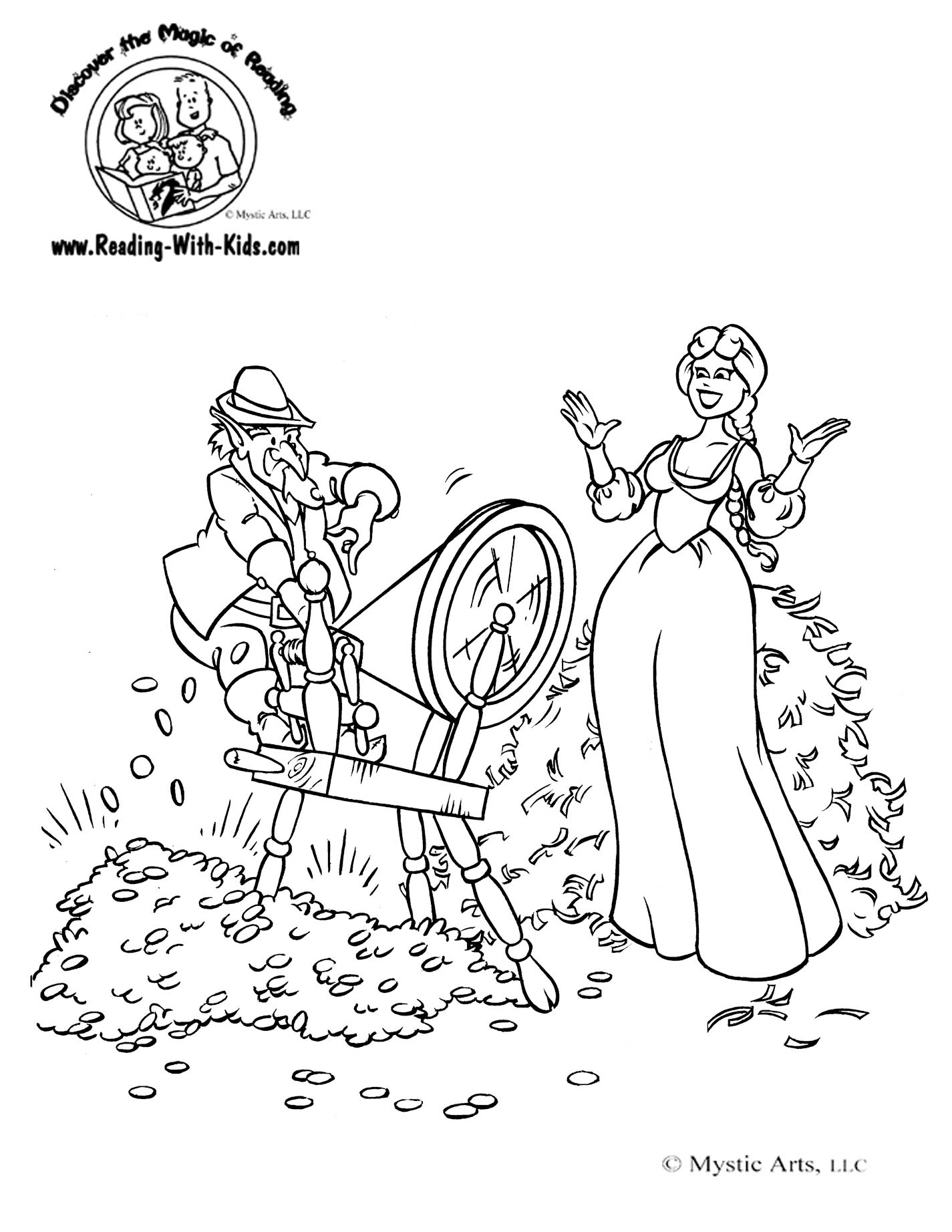 Fairy tale coloring pages
