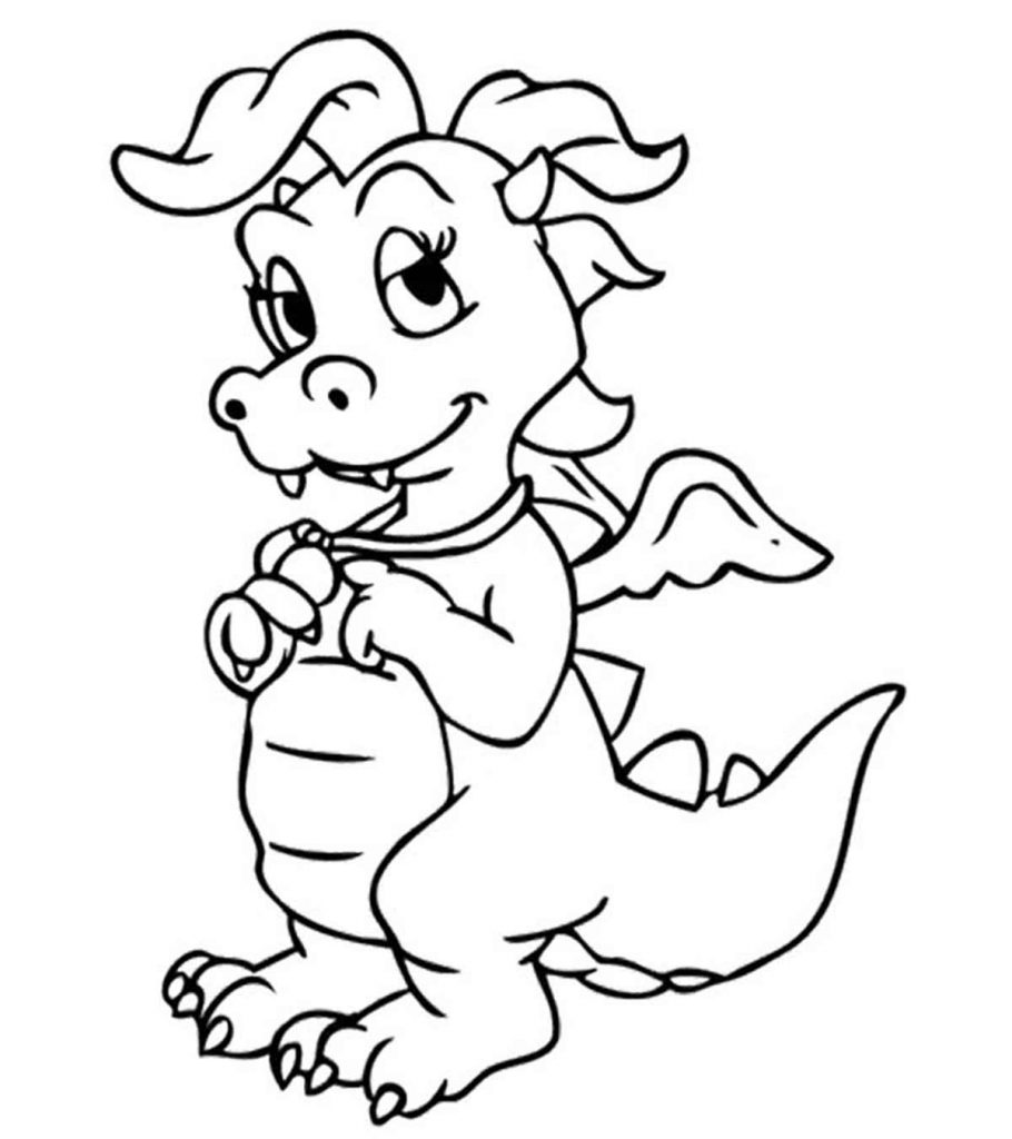 Top free printable dragon tales coloring pages online