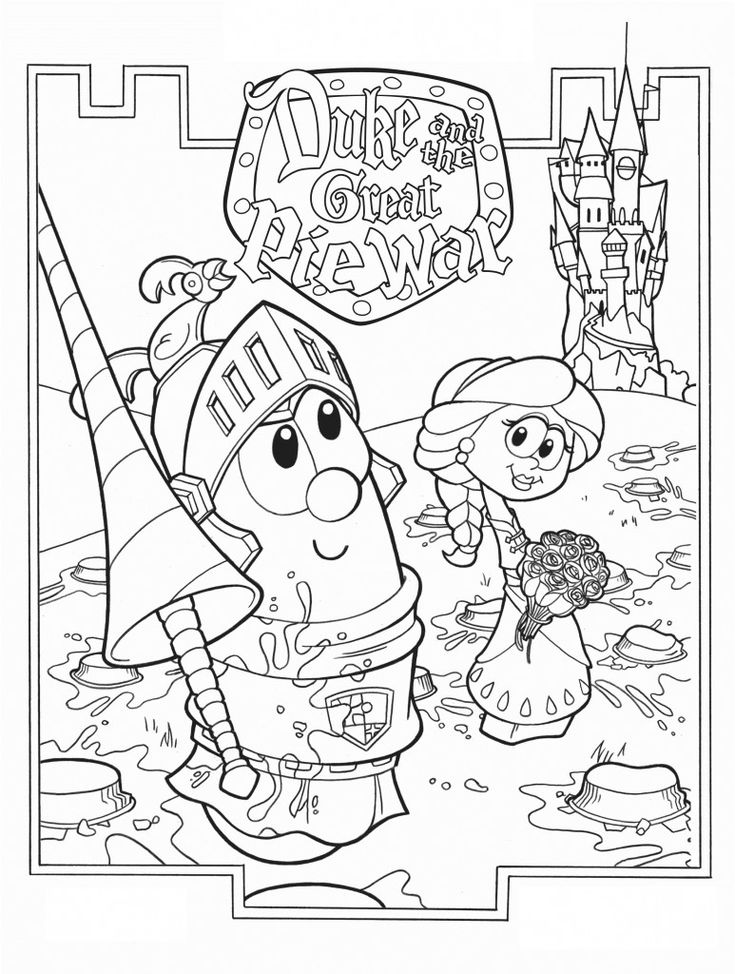 Free printable veggie tales coloring pages for kids coloring books coloring pages kids coloring books