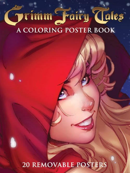 Grimm fairy tales coloring poster book shop â entertainment inc