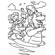 Top free printable dragon tales coloring pages online