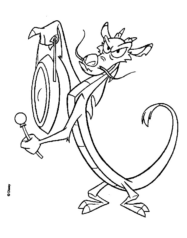 Coloring page mulan animation movies â printable coloring pages
