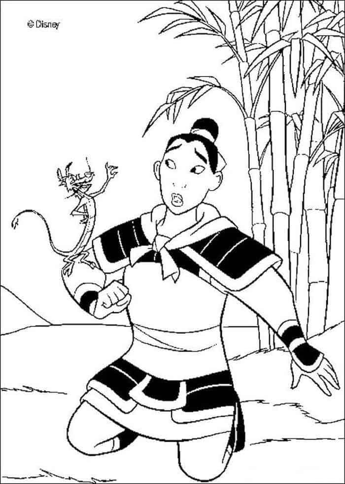 Mulan coloring pages of the princesses disney coloring pages dragon coloring page princess coloring pages