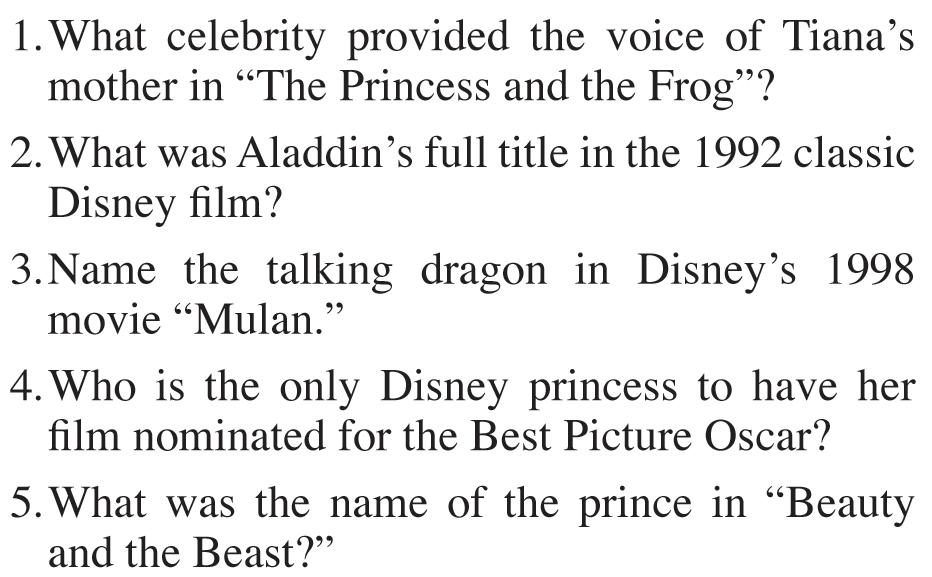 Vol â disney princesses â