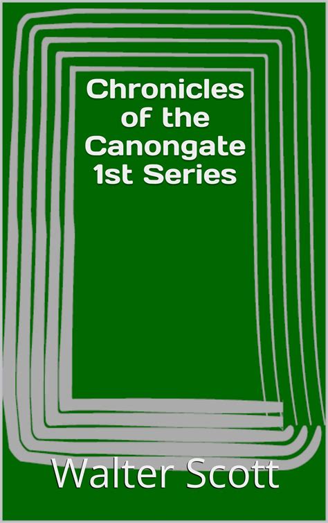Chronicles of the canongate volume iwalter scott