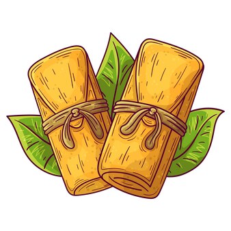 Tamales drawing images