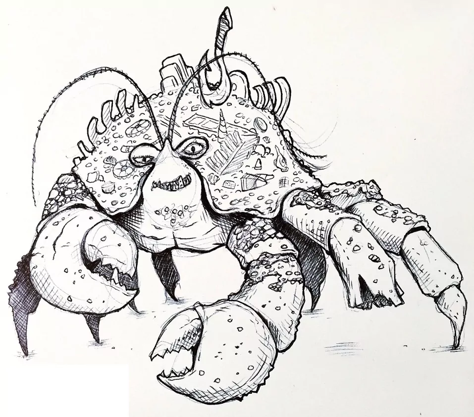 Bad tamatoa coloring page